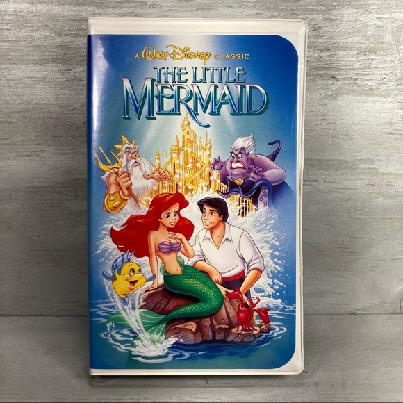 The Little Mermaid Banned Artwork Cover Black Diamond VHS - Picture 3 of 16